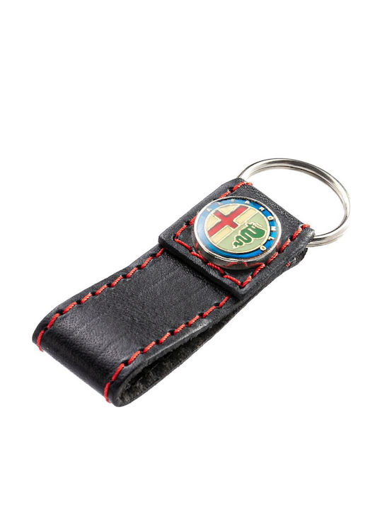 Alfa Romeo Μπρελόκ Μπλε Δερμάτινο Alfa Romeo Μπρελόκ Μπλε Δερμάτινο