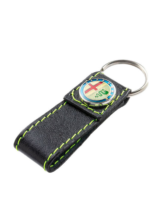 Alfa Romeo Μπρελόκ Δερμάτινο Μπλε