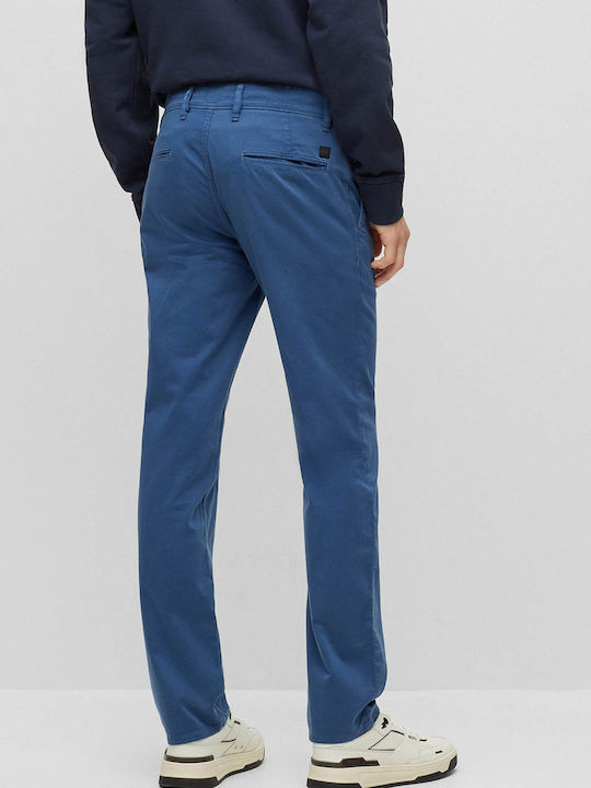 Hugo Boss Men's Trousers Chino Elastic Blue