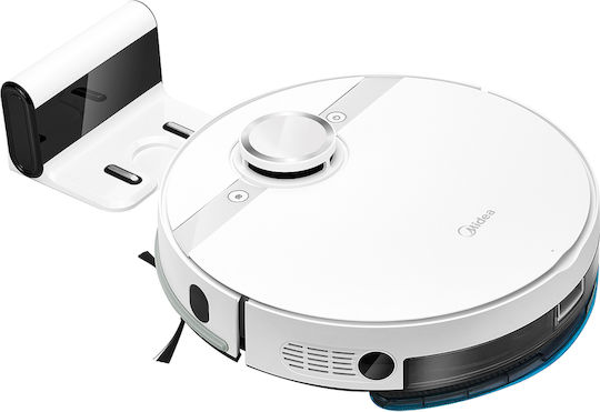 Midea M7 Robot Vacuum Cleaner with Laser Mapping & 4000Pa Suction Power White