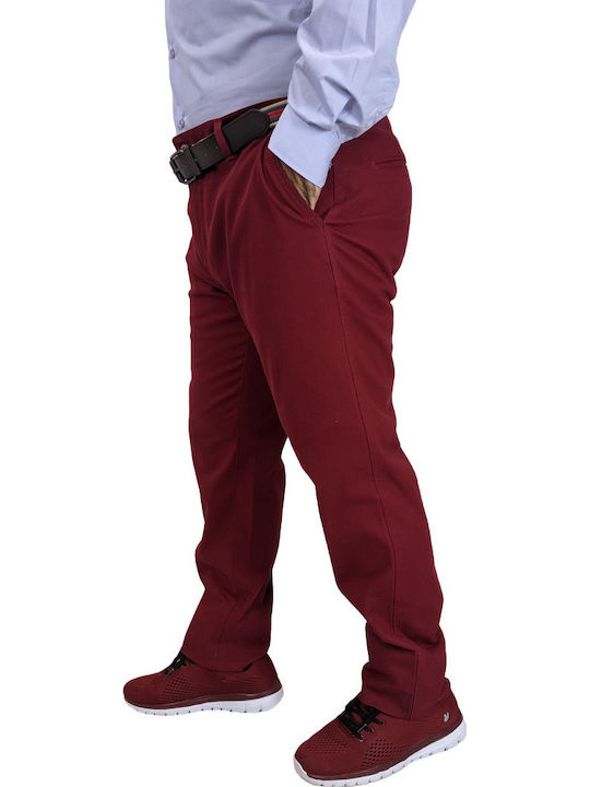 Hose Chino Burgundisch