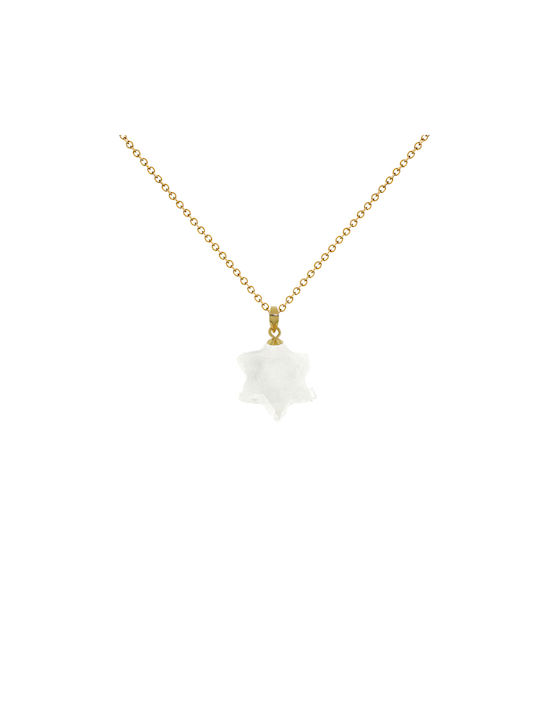 Margaritari Charm from Gold 14K with Pearls & Zircon