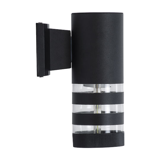 GloboStar Orion Wandmontiertes Außenlampen Spot GU10 IP65 9x15x23.2cm