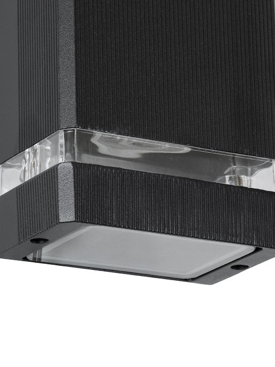 GloboStar Quatro Wall-Mounted Outdoor Light GU10 IP65 Double Beam