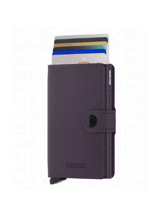 Secrid Men's Card Wallet Purple