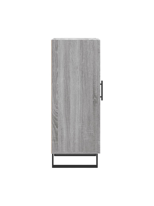 Cabinet Storage Made of Metal & Wood L34.5xW34xH90cm