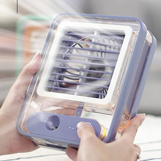 SE-122 USB Ventilator Mit Wasser Und Beleuchtung 2W Rosa