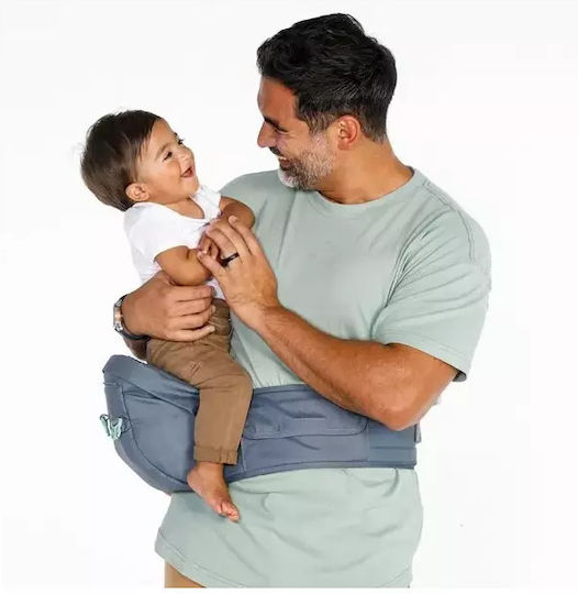Infantino Classic Carrier Hip Rider Plus 5-in-1 Hip Seat Gray with Maximum Weight 20kg