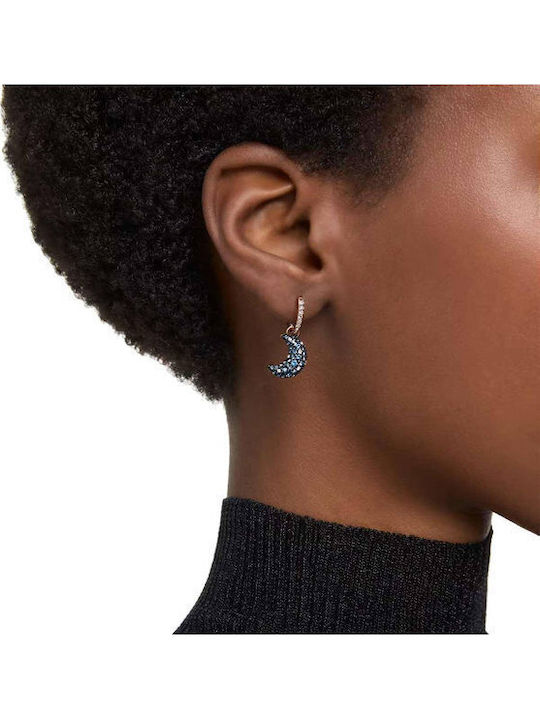Swarovski Σκουλαρίκια Κρίκοι Επιχρυσωμένα με Πέτρες & Πέρλες Swarovski Σκουλαρίκια Κρίκοι Επιχρυσωμένα με Πέτρες & Πέρλες