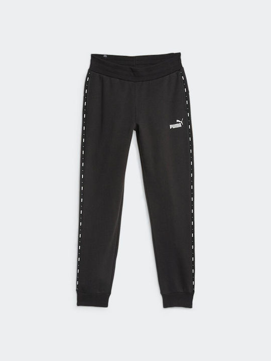 Puma Pantaloni de trening pentru femei cu cauciuc Negru