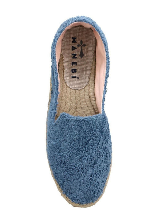 Sydney T Fabric Women's Espadrilles in Blue Color