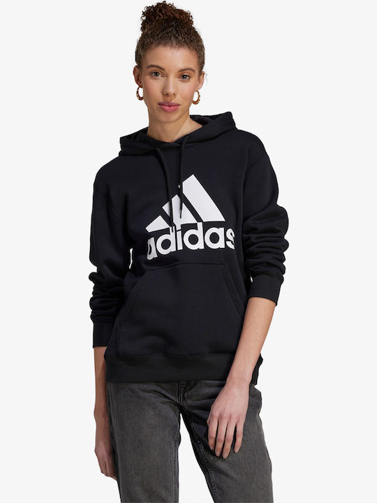 adidas Essentials Sweatshirt Schwarz mit Kapuze