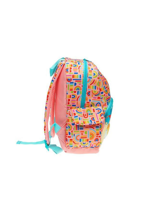 Fisher Price MIni Balloon Ученическа Раница Тип Детска Градина Оранжева с Джоб за Бутилка 12 Литра