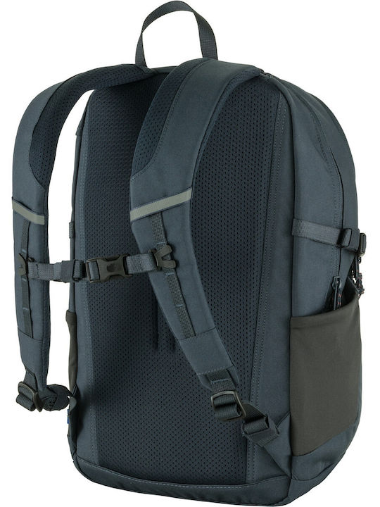 Fjallraven Skule 20 School Bag Backpack Junior High-High School Blue with Water Bottle Holder 20Liters