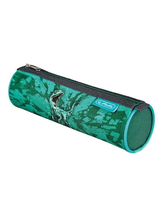Herlitz Plus Loop Green Rex Σχολική Τσάντα Πλάτης Δημοτικού Πράσινη με Θήκη για Παγούρι 16lt