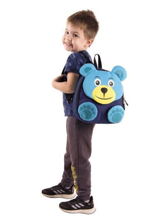 Pulse Teddy Bear Schulranzen Rucksack Kindergarten Blau