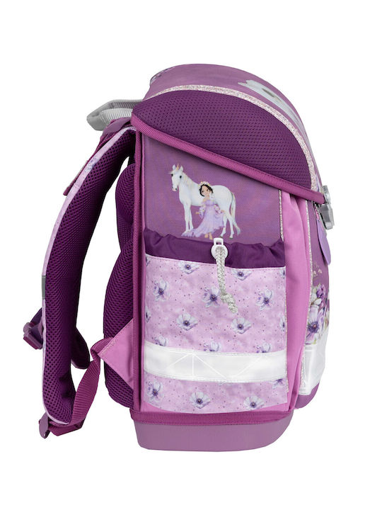 Belmil LITTLE Schulranzen Rucksack Grundschule Lila 19Liter