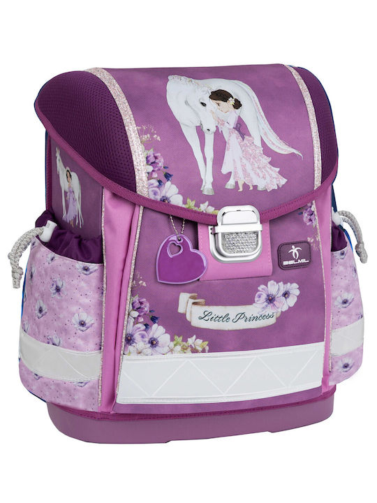 Belmil LITTLE Schulranzen Rucksack Grundschule Lila 19Liter