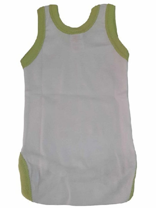 Afoi Giannakopouloi Baby Bodysuit Set Sleeveless White