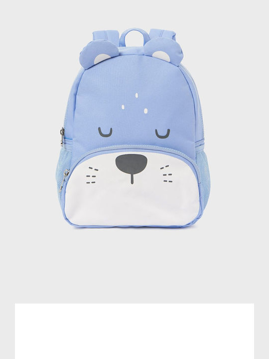 Mayoral School Bag Backpack Kindergarten Blue with Water Bottle Holder