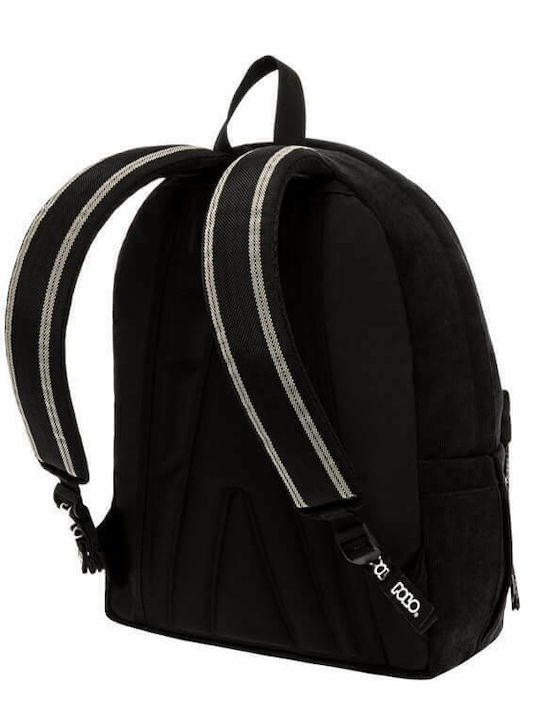 Polo Marble School Bag Backpack Junior High-High School Purple with Water Bottle Holder 20Liters 2023