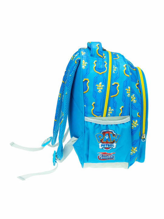 Gim Chase Rescue Knights 2 Schulranzen Rucksack Kindergarten Blau mit Flaschenhalter 12Liter