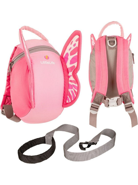 Littlelife Butterfly 6lt Σχολική Τσάντα Πλάτης Νηπιαγωγείου Ροζ 6lt