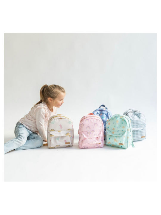 Saro Happy Dinos Schulranzen Rucksack Kindergarten Beige