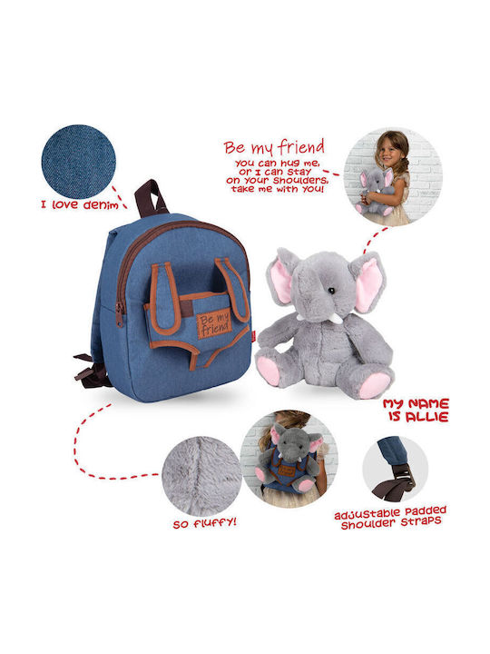 Perletti Kinder Rucksack Rucksack Gray 21cmx9cmx27cmcm