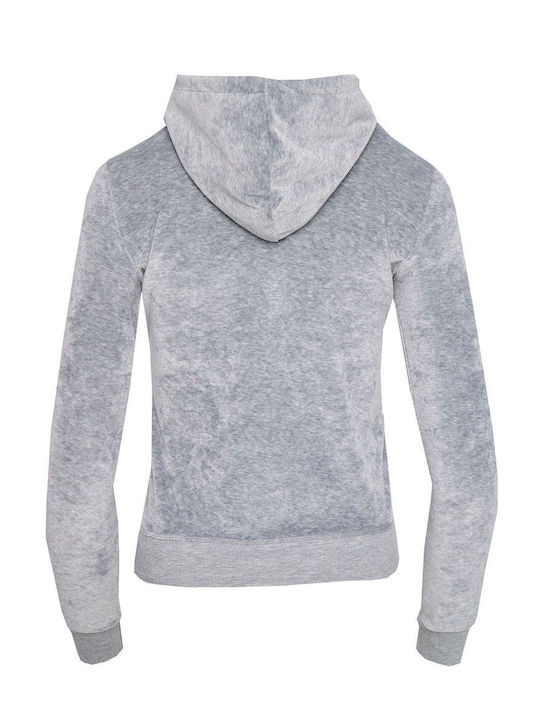 SugarFree Kinder-Sweatjacke mit Kapuze Gray