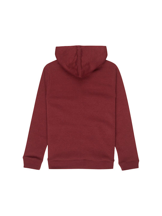 Element Kinder-Sweatjacke mit Kapuze Burgundisch