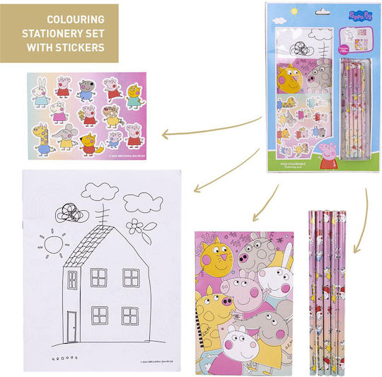 Cerda Peppa Pig Σετ Ζωγραφικής 32x21.5cm