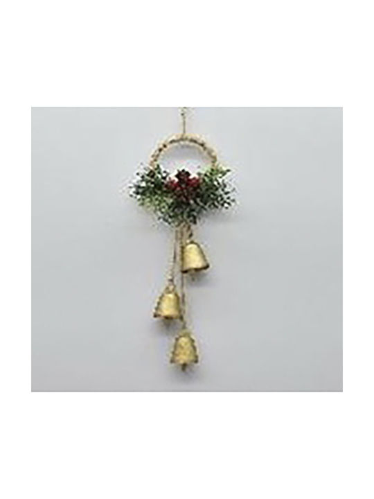 Iliadis Christmas Metallic Bell Ornament Gold 30x7cm