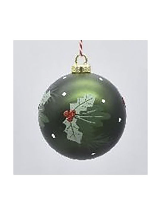 Iliadis Christmas Plastic Ball Ornament Green