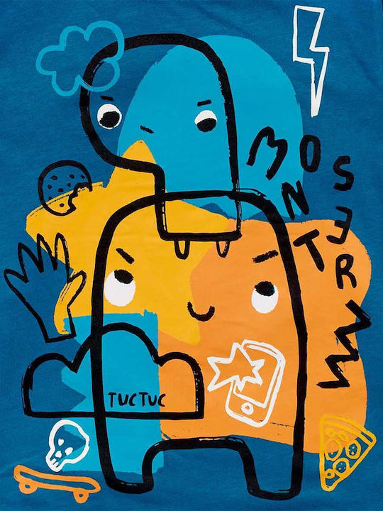 Kids' Shirt Long Sleeve Blue
