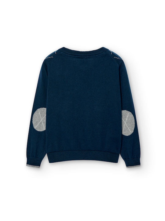 Boboli Kids Sweater Long Sleeve Navy Blue