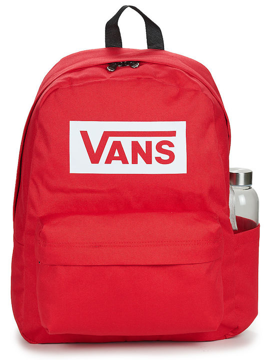 Vans Old Skool Boxed School Bag Backpack Junior High-High School in Red color