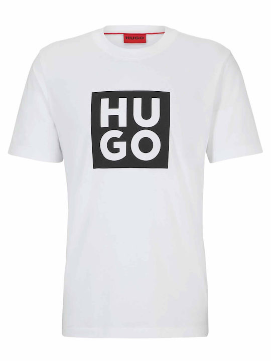 Hugo Boss Ανδρικό T-shirt Κοντομάνικο Λευκό με ...