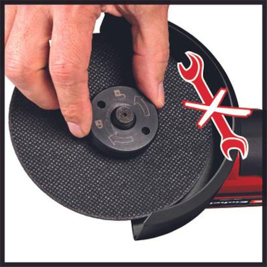 Einhell TP-AG 18/125 CE Q BL Grinder 125mm Battery Brushless with Speed Control 18V Solo