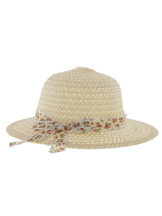 FantazyStores Kids' Hat Straw Beige