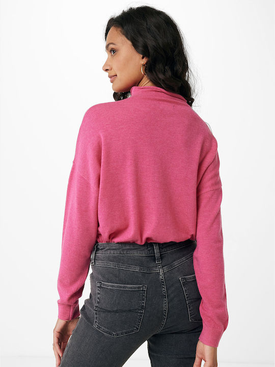 Mexx Women's Long Sleeve Sweater Fuchsia