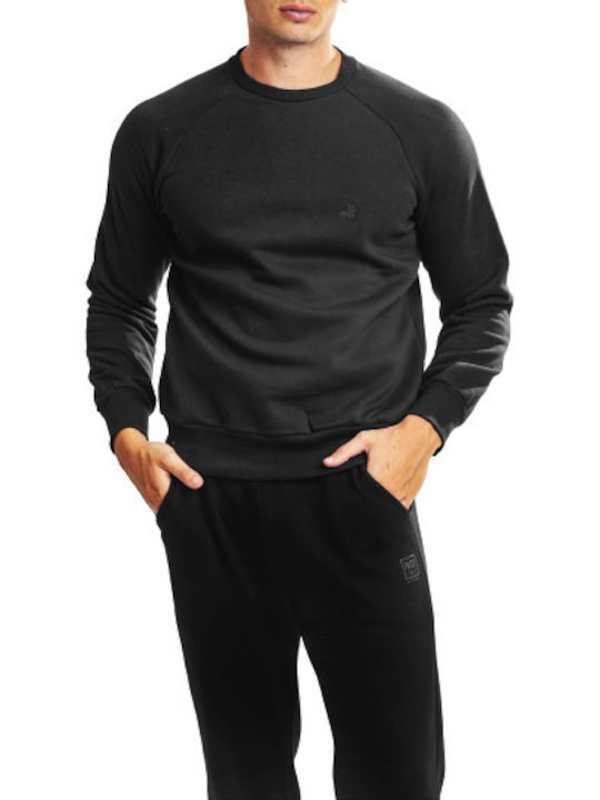 Paco & Co Herren Sweatshirt Schwarz