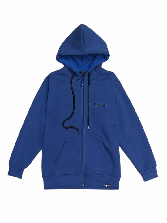 Prophet SKG Men's Sweatshirt Jacket with Hood Blue