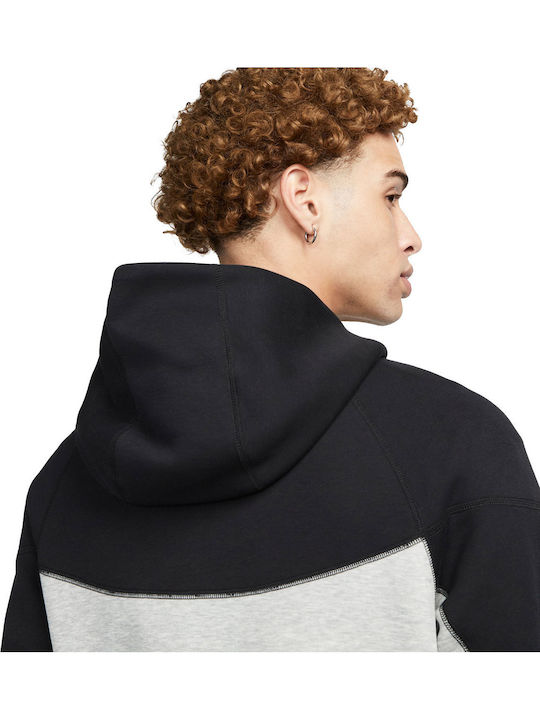 Tech Fleece Windrunner Cardigan With Gray Hood