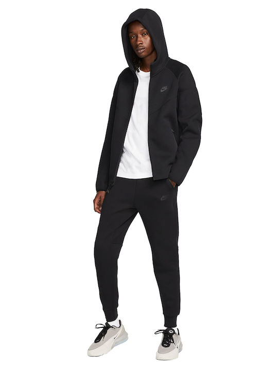Tech Fleece Windrunner Hoodie Jacket Black