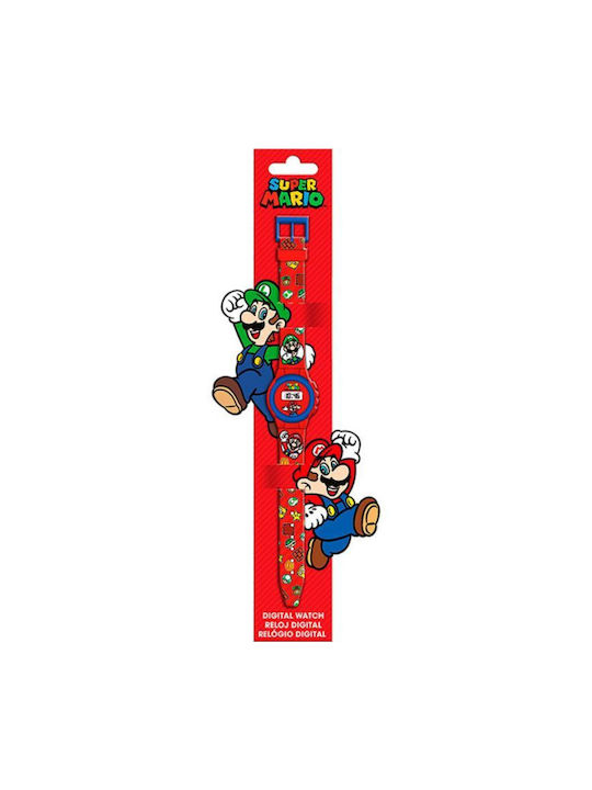 Kids Licensing Kids Digital Watch with Rubber/Plastic Strap Red