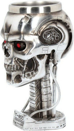 Nemesis Now Pahar pentru bere din Metal în Culoarea Argintiu