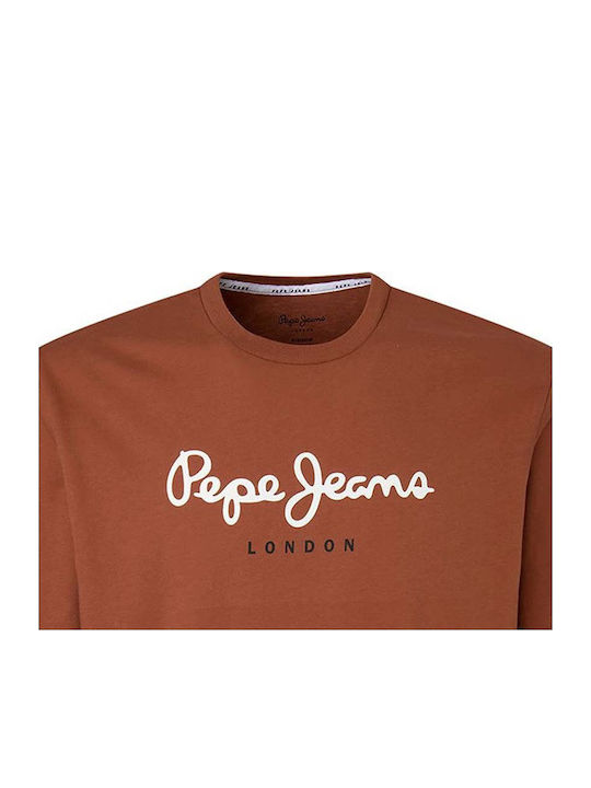 Eggo Long Sleeve Brown Blouse