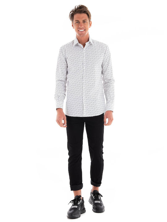 Karl Lagerfeld Men's Shirt Long Sleeve White