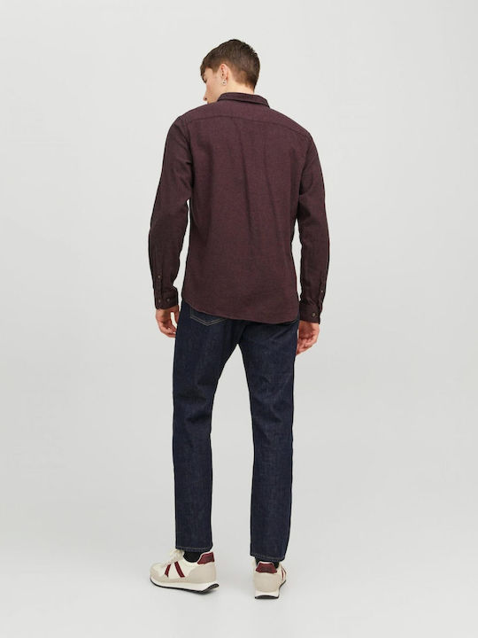 Jack & Jones Men's Shirt Long Sleeve Port Royale